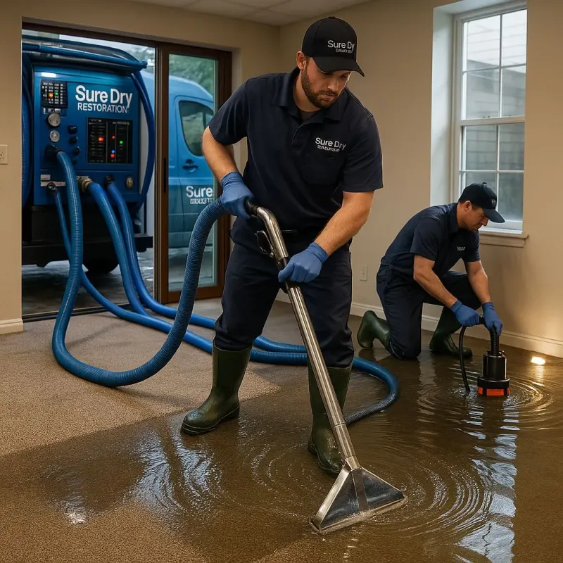Water Extraction and Removal process in Bridgeport, PA